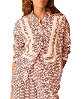Mint Velvet Mint Velvet Women's Geo Print Classic Shirt