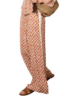 Mint Velvet Mint Velvet Women's Geo Print Wide Leg Trousers