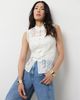 Mint Velvet Mint Velvet Women's Lace Detail Military Top - 3