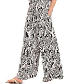 Mint Velvet Mint Velvet Women's Leaf Print Wide Leg Trousers