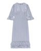 Mint Velvet Mint Velvet Women's Metallic Ruffle Sleeve Midi Dress - 5