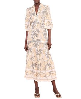 Mint Velvet Mint Velvet Women's Palm Print Maxi Dress