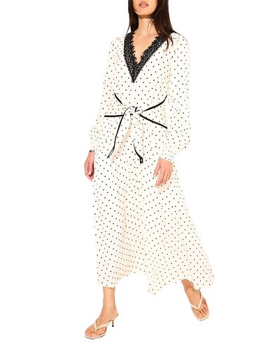 Mint Velvet Mint Velvet Women's Polka Dot Tie Maxi Dress