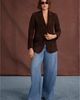 Mint Velvet Mint Velvet Women's Popper Detail Wide Jeans in Blue Wash - 5