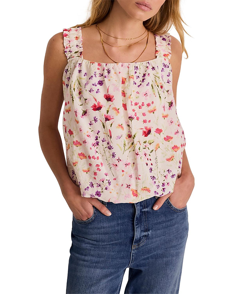Mint Velvet Mint Velvet Women's Print Bubble Hem Top