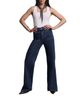 Mint Velvet Mint Velvet Women's Relaxed Straight Patch Pocket Jeans in Blue Wash - 2