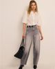 Mint Velvet Mint Velvet Women's Relaxed Ultimate Full Length Barrel Jeans in Grey Wash - 3