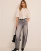 Mint Velvet Mint Velvet Women's Relaxed Ultimate Full Length Barrel Jeans in Grey Wash - 4