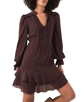 Mint Velvet Mint Velvet Women's Ruffle Mini Dress