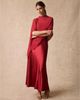 Mint Velvet Mint Velvet Women's Satin Cape Detail Maxi Dress - 3
