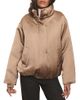 Mint Velvet Mint Velvet Women's Satin Funnel Neck Bomber Jacket - 1