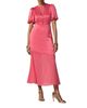 Mint Velvet Mint Velvet Women's Satin Pleated Maxi Dress - 4