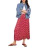 Mint Velvet Mint Velvet Women's Satin Printed Maxi Skirt - 4