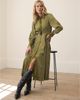 Mint Velvet Mint Velvet Women's Satin Printed Midi Shirt Dress - 3