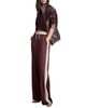 Mint Velvet Mint Velvet Women's Side Stripe Tie Waist Wide Leg Trousers - 2