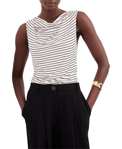 Mint Velvet Mint Velvet Women's Stripe Cowl Neck Top