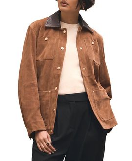 Mint Velvet Mint Velvet Women's Suede Barn Jacket