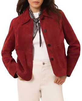 Mint Velvet Mint Velvet Women's The Essential Suede Jacket