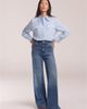 Mint Velvet Mint Velvet Women's Ultimate Wide Leg Jeans in Blue Wash - 4