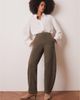 Mint Velvet Mint Velvet Women's Utility Barrel Jeans in Khaki - 4