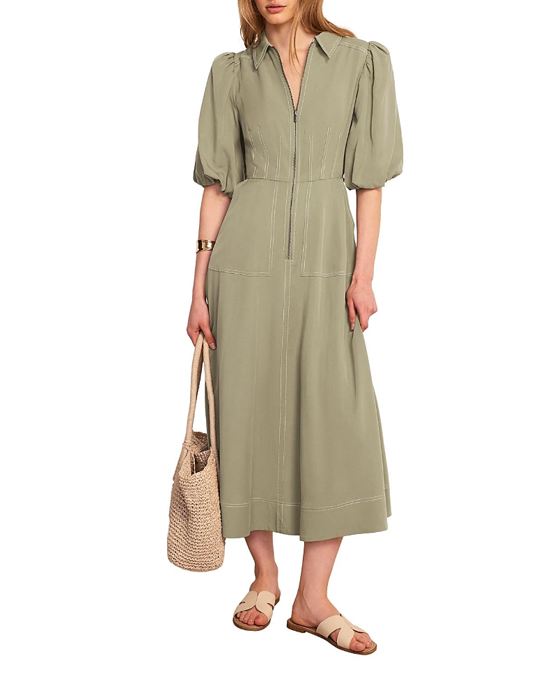 Mint Velvet Mint Velvet Women's Utility Zip Midi Shirt Dress