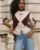 Mint Velvet Mint Velvet Women's Wool Blend Argyle Cardigan - 3