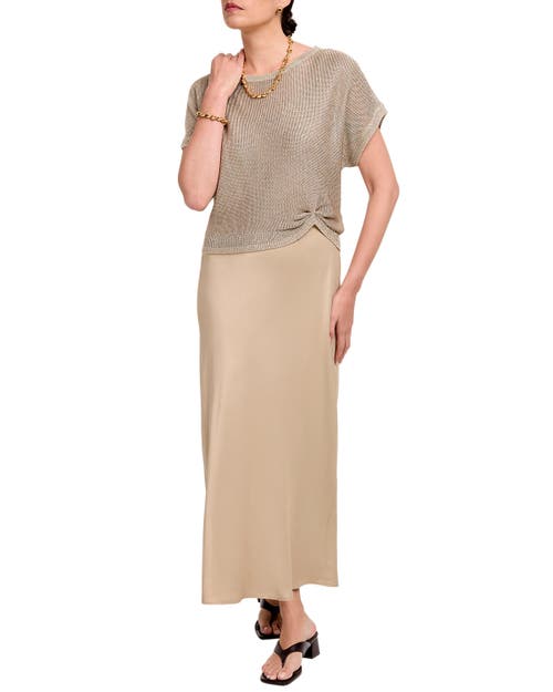 MINT VELVET MINT VELVET Woven Mix Metallic Dress