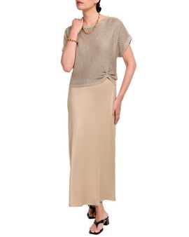 MINT VELVET MINT VELVET Woven Mix Metallic Dress