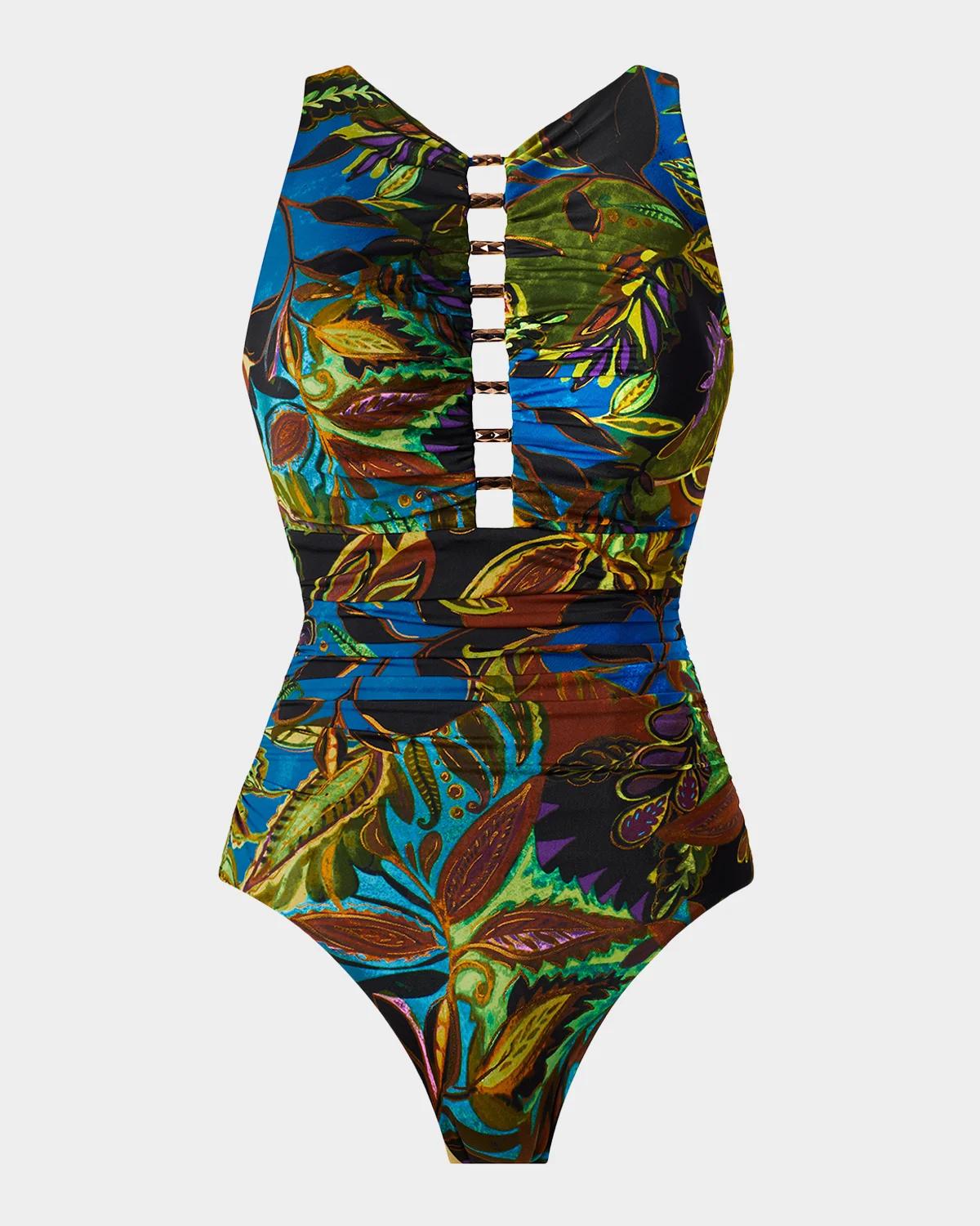 Miraclesuit Amazonia Swizzle One-Piece Swimsuit