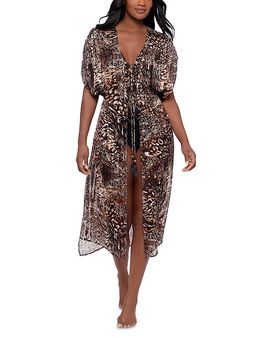 Miraclesuit Miraclesuit Cat Call Kimono Swim Cover-Up