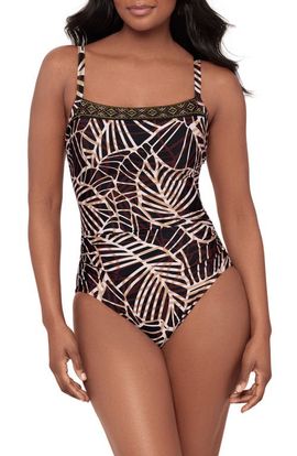 Miraclesuit® Miraclesuit® Lets Be Fronds Kara Underwire One-Piece Swimsuit