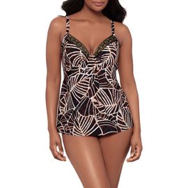 Miraclesuit® Miraclesuit® Let's Be Fronds Marina Underwire Skirted One-Piece Swimsuit