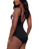 Miraclesuit Miraclesuit Monochroma Oceanus Draped One Piece Swimsuit - 3