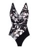 Miraclesuit Miraclesuit Monochroma Oceanus Draped One Piece Swimsuit - 5