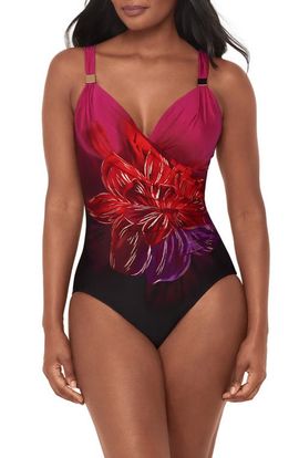Miraclesuit® Miraclesuit® Petali Rosa Siren Print One-Piece Swimsuit