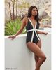 Miraclesuit Miraclesuit Spectra Trilogy Striped One Piece Swimsuit - 2