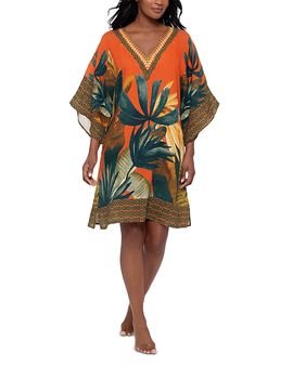 Miraclesuit Miraclesuit Tropical Sole Linen Tunic Swim Cover-Up