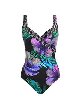 Miraclesuit Swim Women's Flora Aura Its A Wrap One-Piece Swimsuit