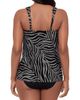 Miraclesuit Swim Women's Zirconic Dazzle Zebra-Print Tankini Top - 4