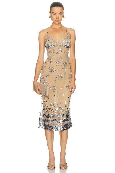 Mirror Palais Mirror Palais Diamond Dusty Lady Length Dress