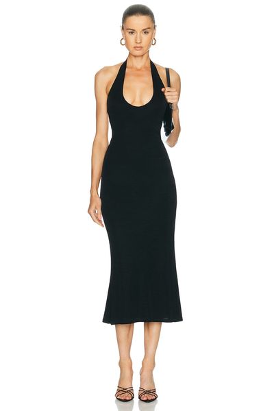 Mirror Palais Mirror Palais Halter Supermodel Dress