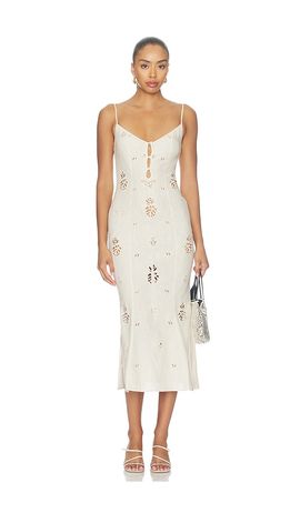 Mirror Palais Mirror Palais Regina Midi Dress