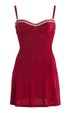 Mirror Palais Mirror Palais Ruffled Chiffon Mini Dress