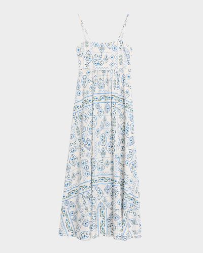 MISA Los Angeles Adina Abstract Jersey Maxi Dress