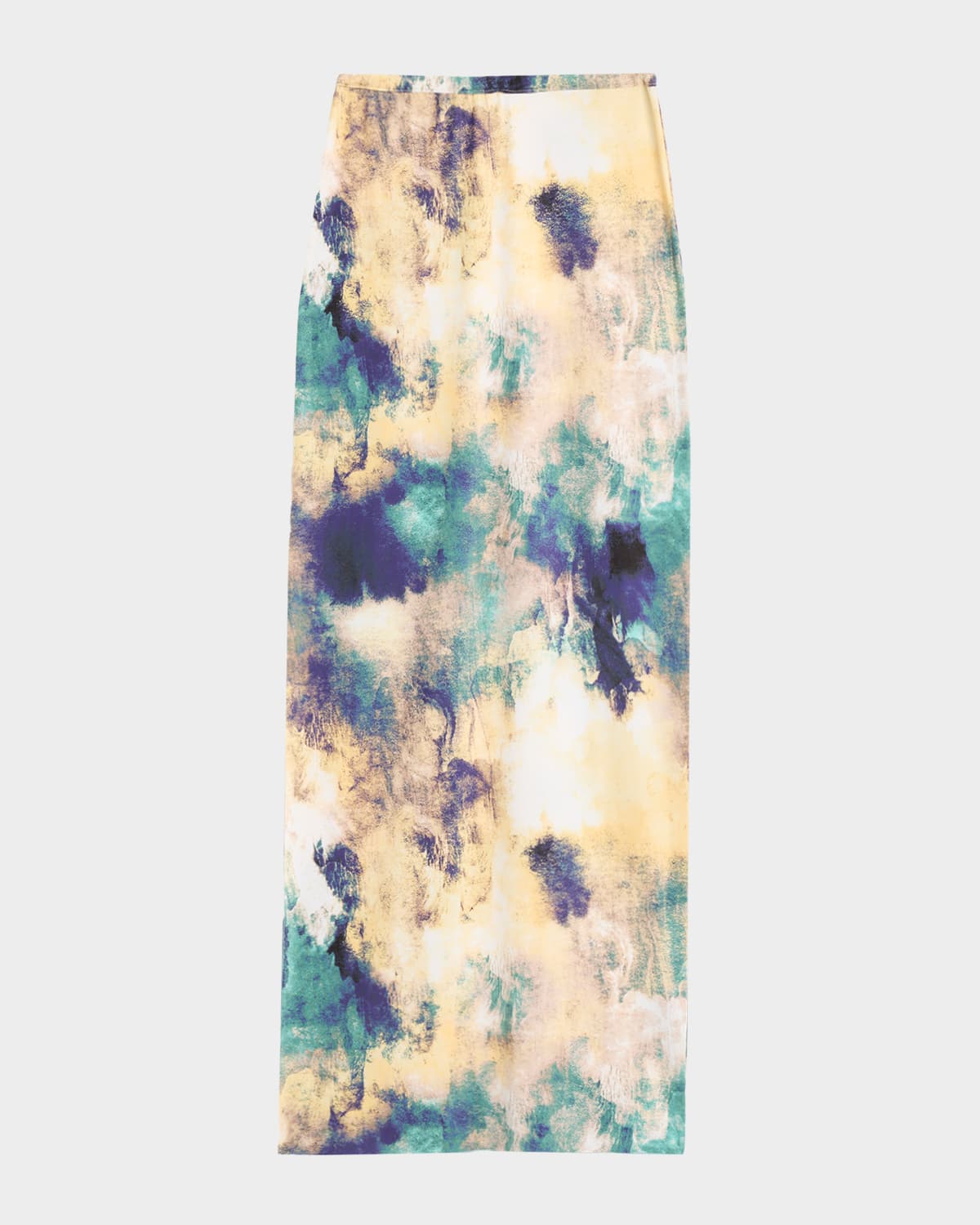 MISA Los Angeles Alaya Abstract Jersey Maxi Skirt