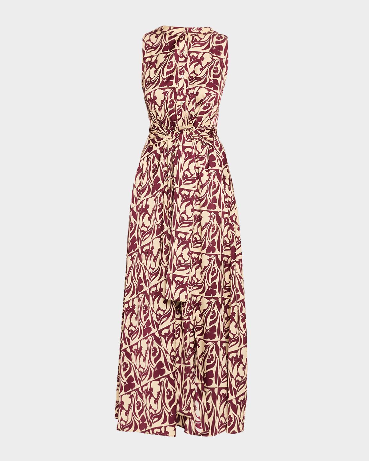 MISA Los Angeles Anabella Belted Midi Shirtdress