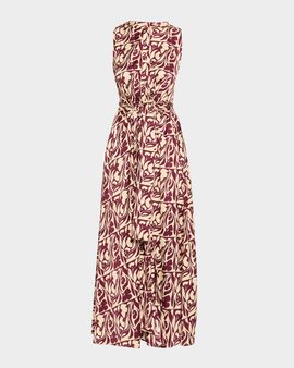 MISA Los Angeles Anabella Belted Midi Shirtdress