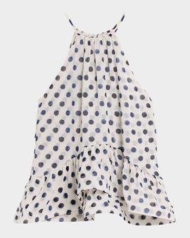 MISA Los Angeles Faith Polka-Dot Top