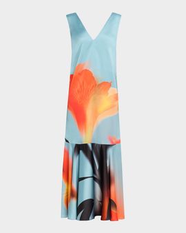 MISA Los Angeles Isah Floral Satin Maxi Dress