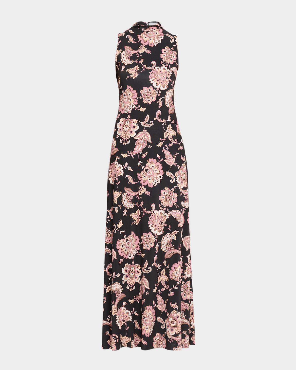 MISA Los Angeles Lila Floral Maxi Dress